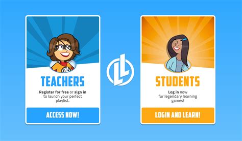 legends of learning log in