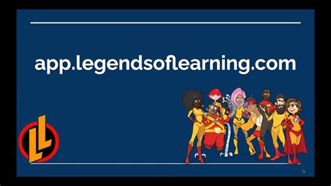 legends of learning my account