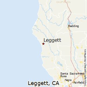 Leggett Ca Map