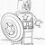 lego captain america coloring pages