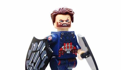 NEW Captain America with shield Infinity War minifigure