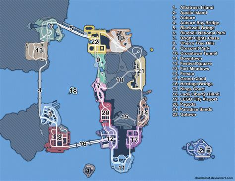 Lego City Undercover Interactive Map