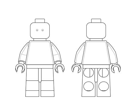 Lego Minifigure Outline - Yahoo Image Search Results | Lego Classroom  Theme, Lego Craft, Lego Birthday