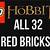 lego hobbit red bricks