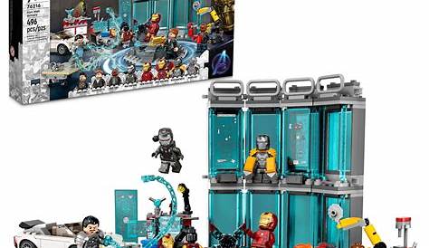 Lego 76216 Marvel Avengers The Infinity Saga Iron Man Armory - town