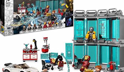 Iron Man Armoury, immagini ufficiali del set LEGO Marvel 76167 | Lega Nerd