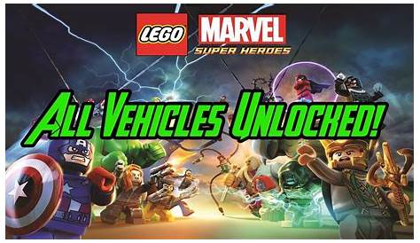 Lego Marvel Super Heroes [PS4] - all vehicles - YouTube