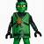 lego ninjago costume green