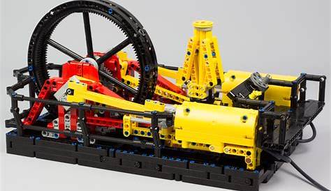 Vertical Lego Pneumatic Engine Nico71's Technic Creations