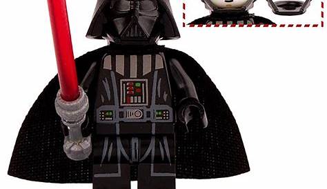 Darth Vader minifigure | Star wars minifigures, Lego star wars, Star