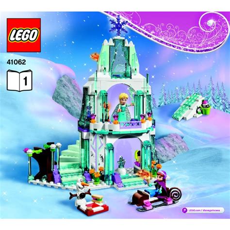 lego elsa castle instructions