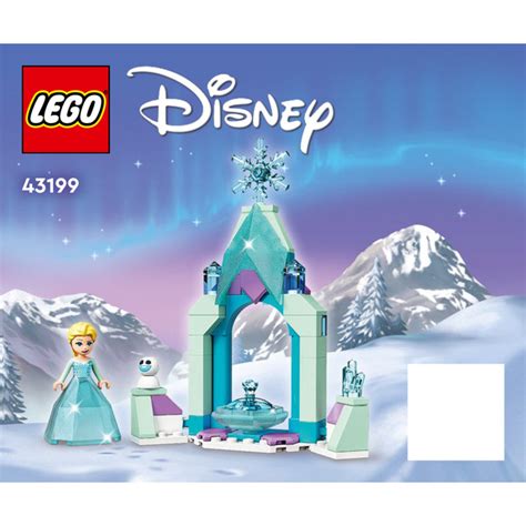 lego elsa castle instructions 43199
