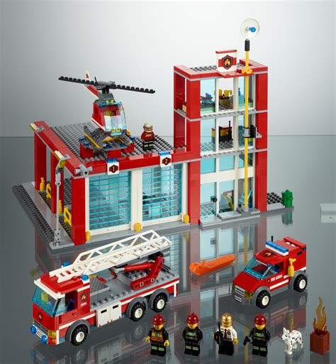 lego fire station set
