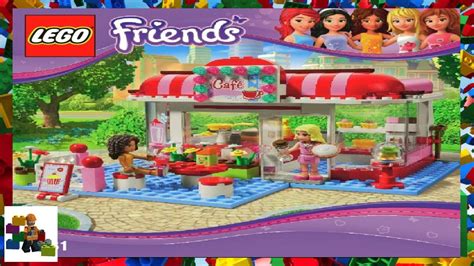 lego friends café instructions 3061