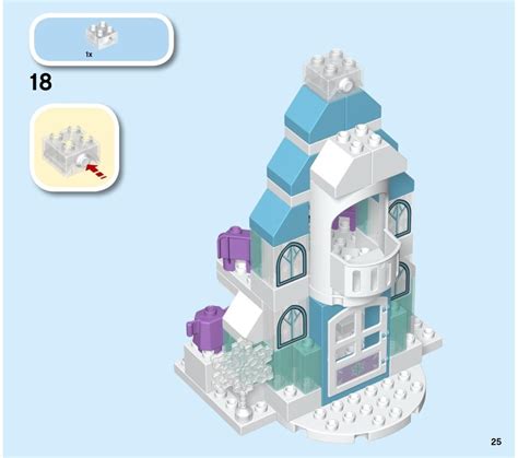 lego frozen castle instructions 10899