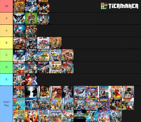 lego games tier list