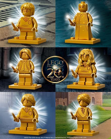 lego golden harry potter figures