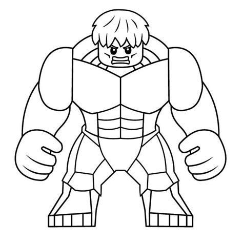 lego incredible hulk coloring pages