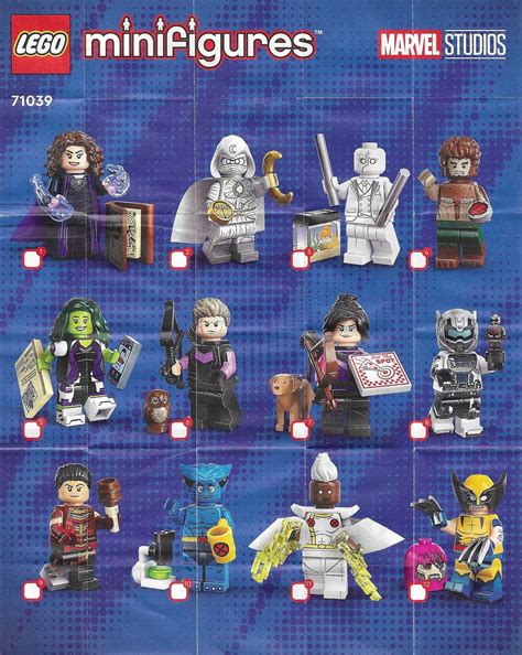 lego marvel minifigures series 2 codes scanner