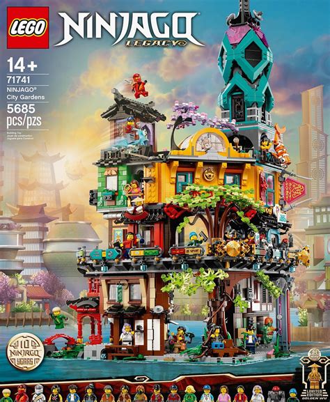 lego ninjago city garden set