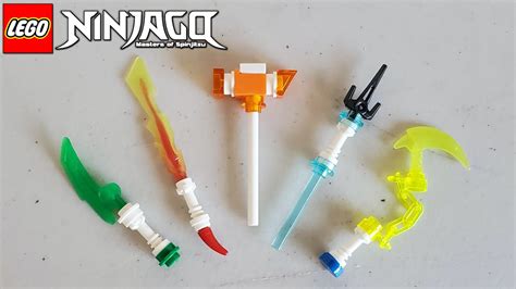 lego ninjago custom weapons