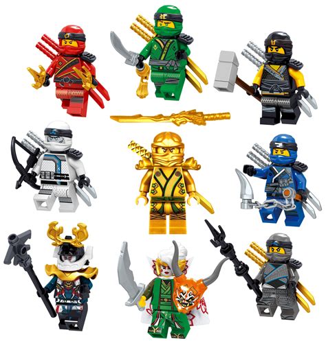 lego ninjago figures set