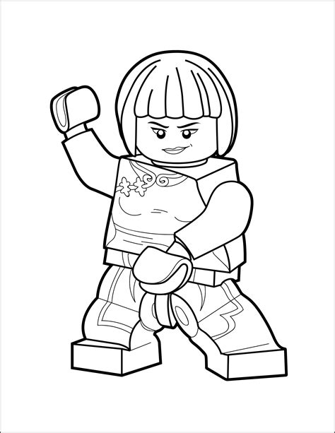 lego ninjago nya coloring pages