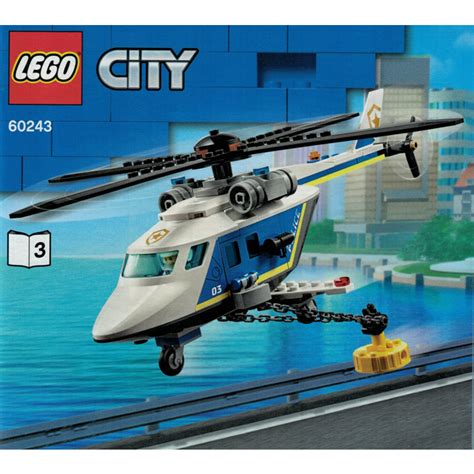 lego police helicopter instructions