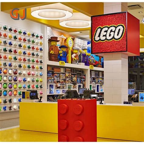 lego store display case