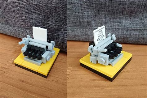 Lego Typewriter Box Dimensions
