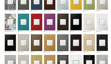 Legrand Adorne Wall Plates, many colors and sizes