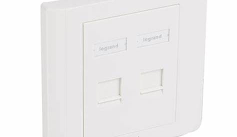 Lyfp176bsc6 French Legrand Face Plate Rj45 Faceplate