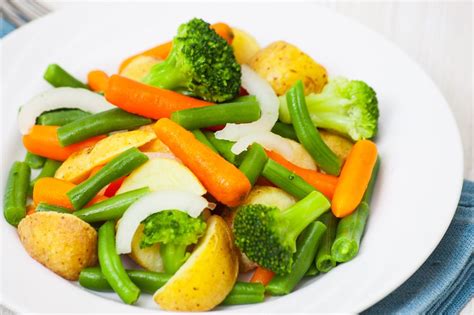 Légumes variés cuits à la vapeur dans le Varoma du Thermomix