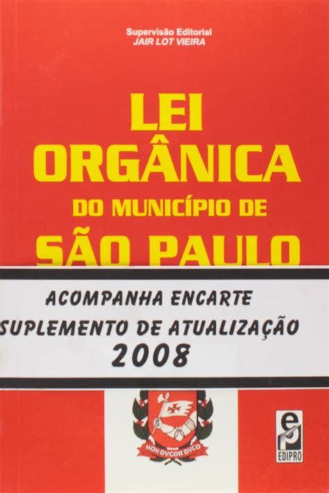 lei orgânica municipal de são paulo