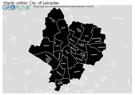 leicester city council map