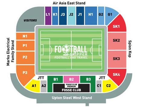 leicester city stadium seating plan