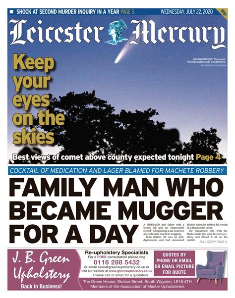 leicester mercury newspaper font