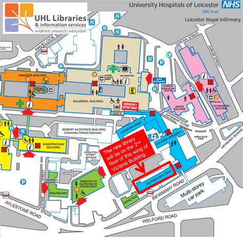 leicester royal infirmary hospital map