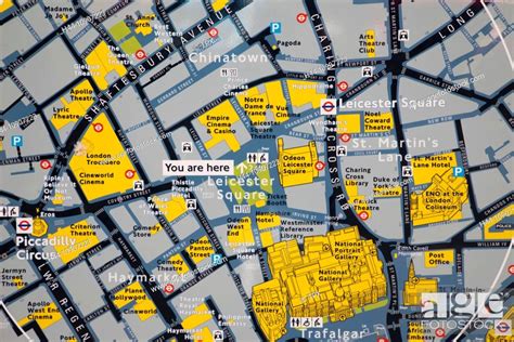 leicester square map
