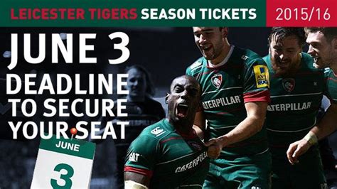 leicester tigers season tickets