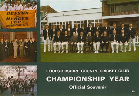 leicestershire county cricket history