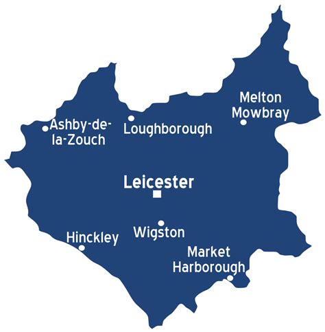 leicestershire map