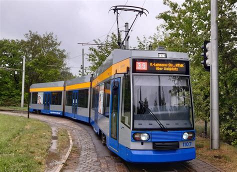 leipzig tram linie 8