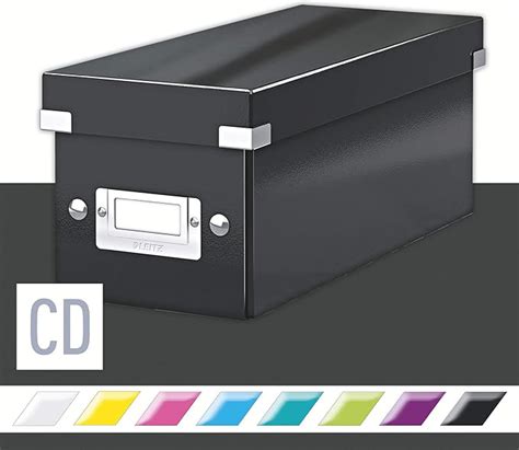Leitz Cd Storage Box Black