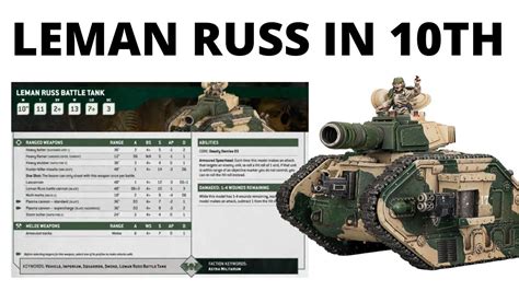 leman russ battle tank datasheet