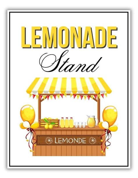 Lemande Stand Printable Logod