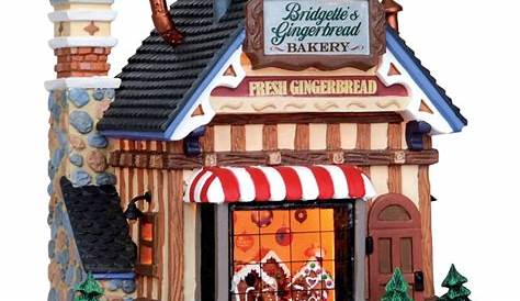 Lemax Christmas Village Gingerbread Bakery Collection Building Two Sisters