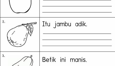 Lembaran Kerja Prasekolah Bahasa Melayu Suku Kata Margaux Batard The