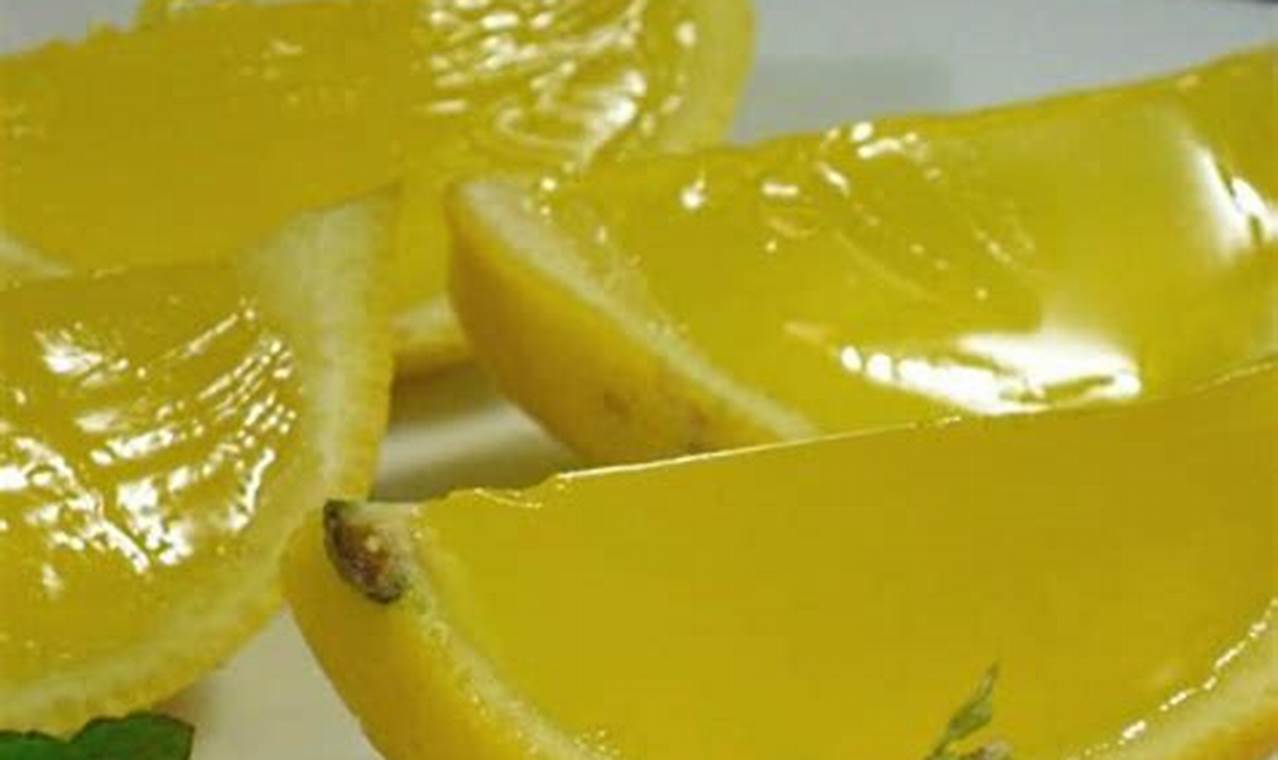 Resep Lemon Drop Jello Shots: Rahasia dan Trik untuk Minuman yang Menyegarkan