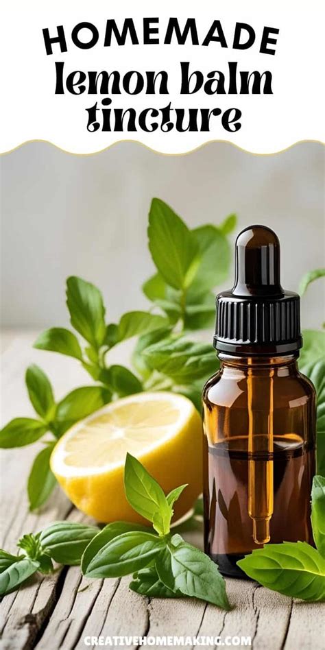 Lemon Alcohol Tincture